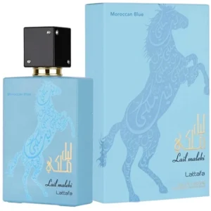 Perfume Masculino Lattafa Lail Maleki Moroccan Blue EDP 100 ml
